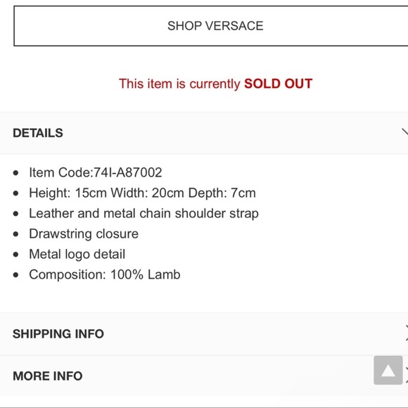 Versace quilt bucket bag. - Picture 14 of 14